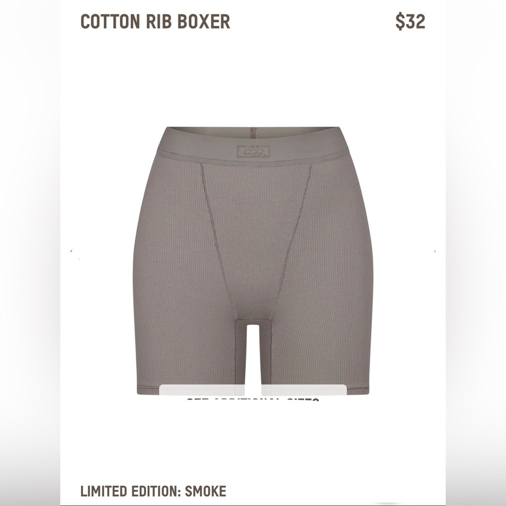 SKIMS - COTTON RIB BOXER